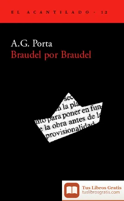 Descargar Braudel Por Braudel de Xabier P. Docampo