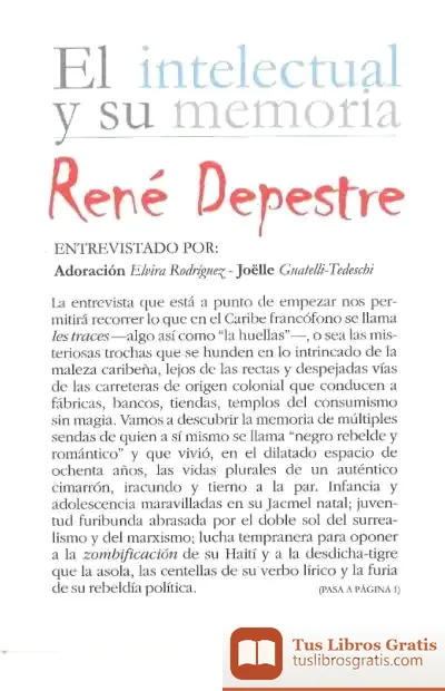 Descargar Rene Depestre de Robert Pinget