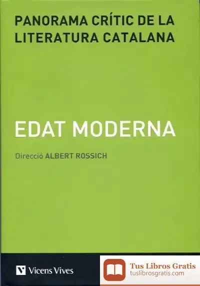 Descargar Panorama Critic Literatura Catalana Edat Moder V-3