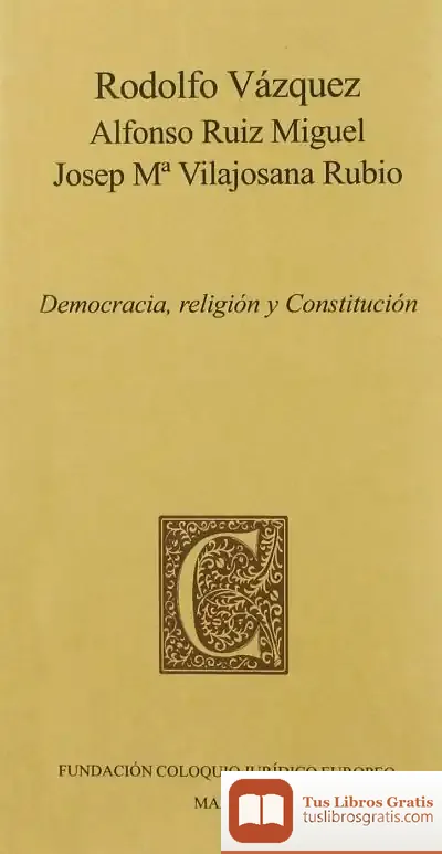 Descargar Democracia, Religión Y Constitución de Tony Mitton