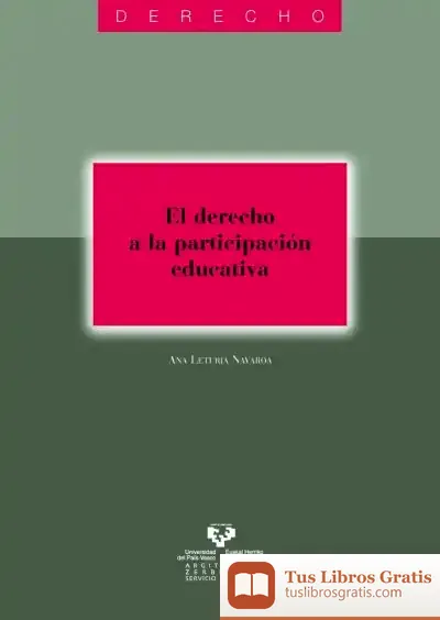 Descargar El Derecho A La Participación Educativa
