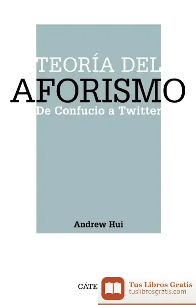 Descargar Teoría Del Aforismo