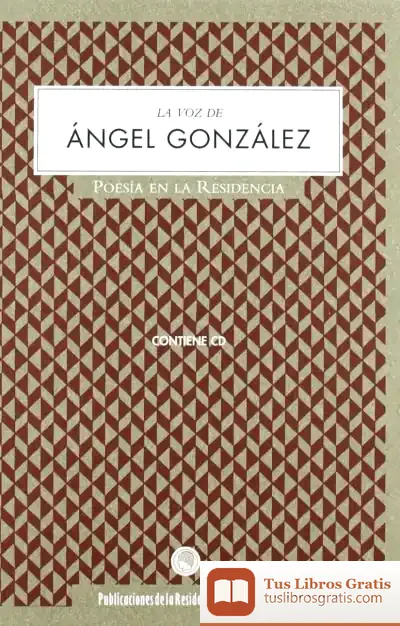 Descargar Voz De Angel Gonzalez (+Cd)