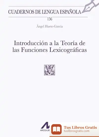 Descargar Introducción A La Teoría De Las Funciones Lexicográficas