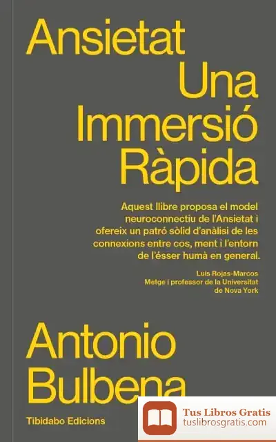 Descargar Ansietat de Antonio Bulbena