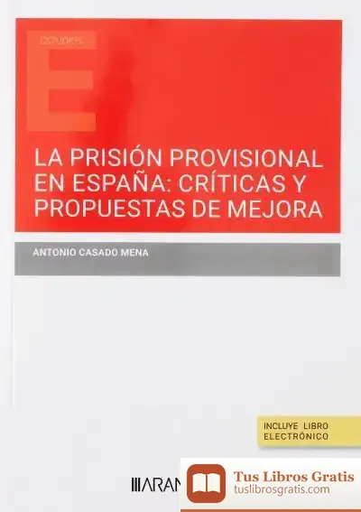 Descargar Prisión Provisional En España: Críticas Y Propuestas De Mejo