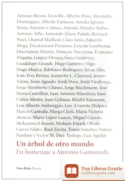 Descargar Un Arbol En Otro Mundo de Antonio Gamoneda