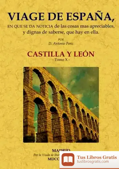Descargar Viage De España: Tomo X. Castilla Y León