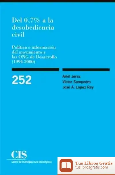 Descargar Del 0,7% A La Desobediencia Civil de Hasbro