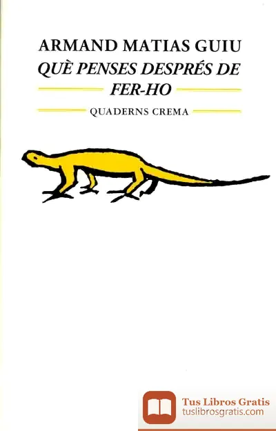 Descargar Què Penses Després De Fer-Ho de Ramón Rubio