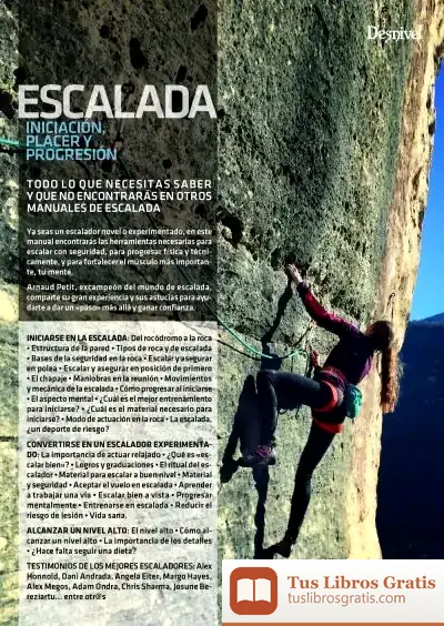 Descargar Escalada: Iniciación, Placer Y Progresión