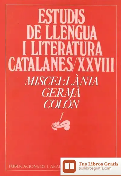 Descargar Miscel·Lània Germà Colón, 1