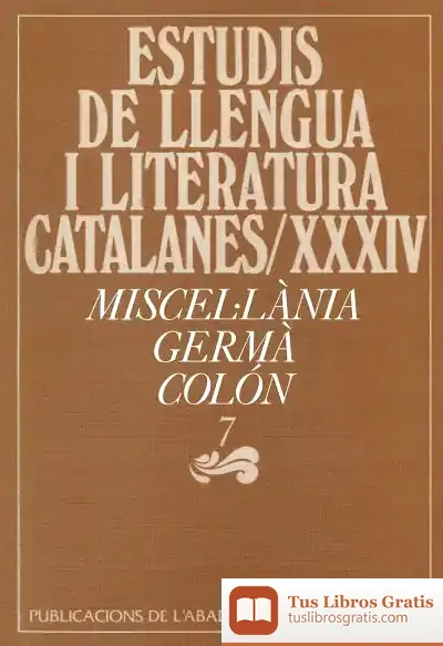 Descargar Miscel·Lània Germà Colón, 7