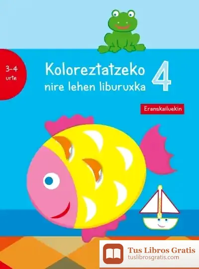 Descargar Koloreztatzeko Nire Lehen Liburuxka 4