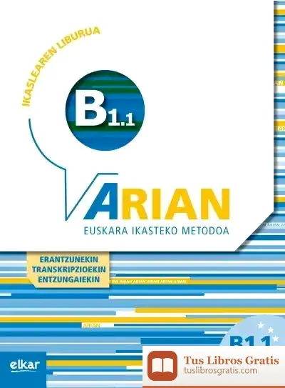 Descargar Arian B1.1. Ikaslearen Liburua de Batzuen Artean