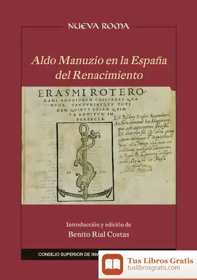 Descargar Aldo Manuzio En La España Del Renacimiento