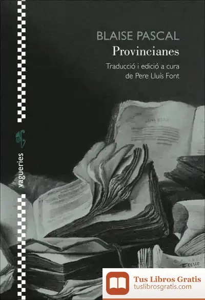 Descargar Provincianes de Blaise Pascal