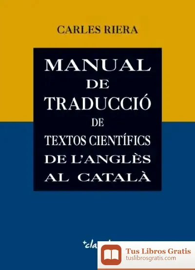 Descargar Manual De Traducció De Textos Científics De L'Anglès Al Català