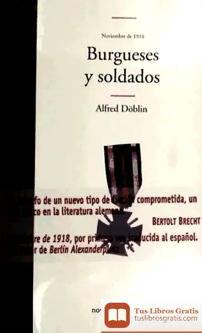 Descargar Burgueses Y Soldados (Noviembre De 1918) de Leo Meter