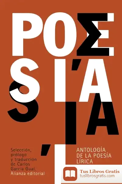 Descargar Antología De La Poesía Lírica Griega de Carlos García Gual