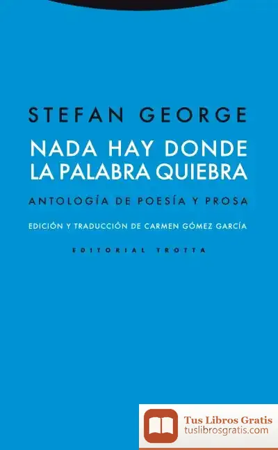 Descargar Nada Hay Donde La Palabra Quiebra