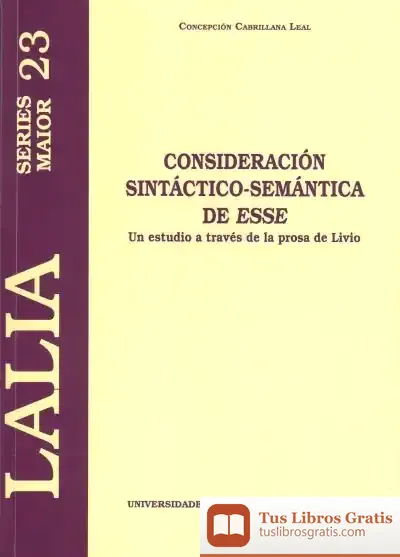 Descargar Lm/23-Consideración Sintático-Semántica De Esse