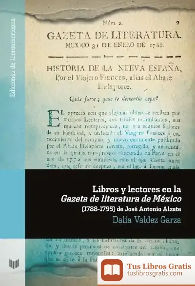 Descargar Libros Y Lectores En La "Gazeta De Literatura De México"