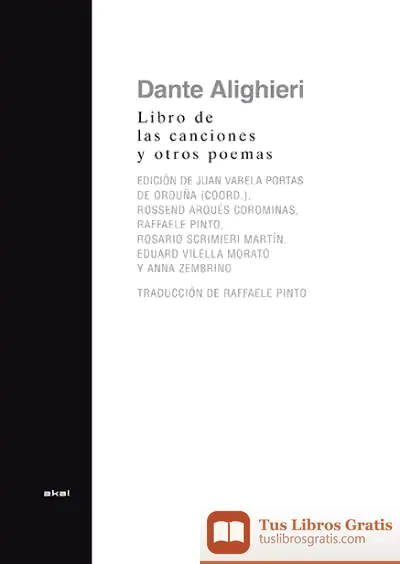 Descargar El Libro De Las Canciones Y Otros Poemas