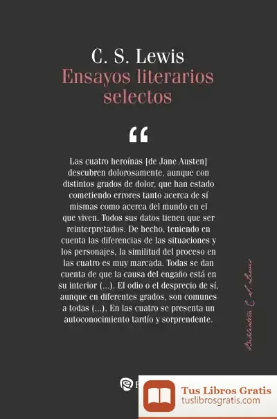 Descargar Ensayos Literarios Selectos de David Cerdá García
