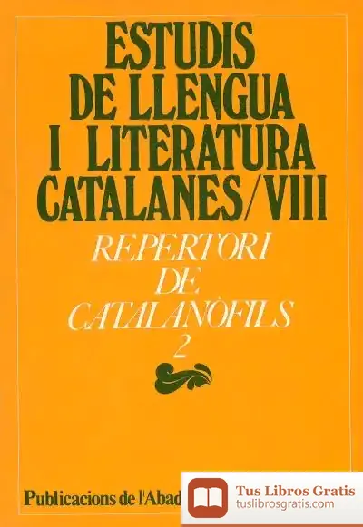 Descargar Repertori De Catalanòfils, 2