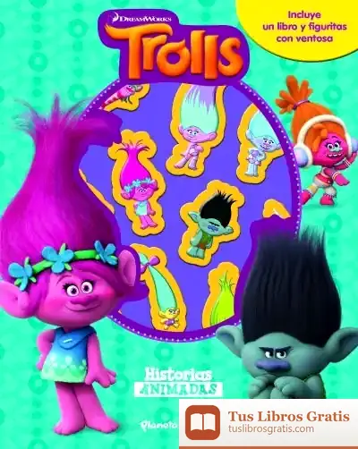 Descargar Trolls. Historias Animadas: Libro Con 10 Figuritas