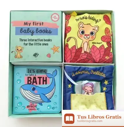 Descargar Els Meus Primers Contes De Bebè - Tres Contes Interactius Per A Nadons : Un Llibre De Tela Amb Solapes, Un Llibre De Tela Amb Una Joguina, I Un Llibre De Bany Amb Colors Màgics!