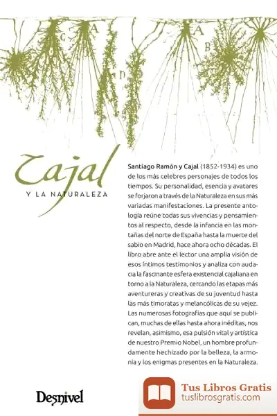 Descargar Cajal Y La Naturaleza