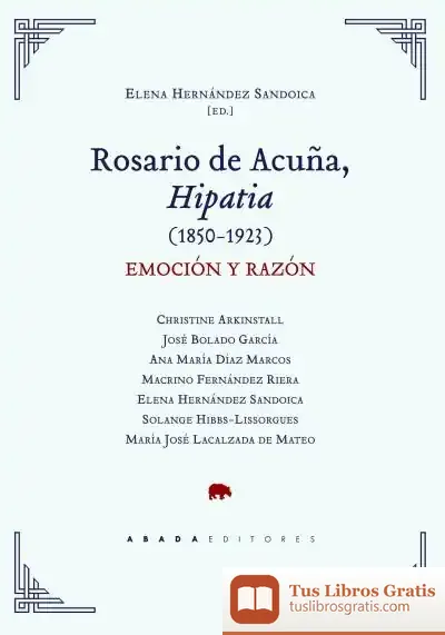 Descargar Rosario De Acuña, Hipatia (1850-1923)