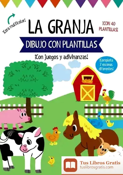 Descargar Dibujo Con Plantillas. La Granja