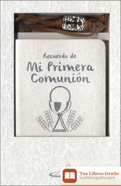 Descargar Estuche Primera Comunión. Modelo 1 . Libro De Oraciones Y Pulsera