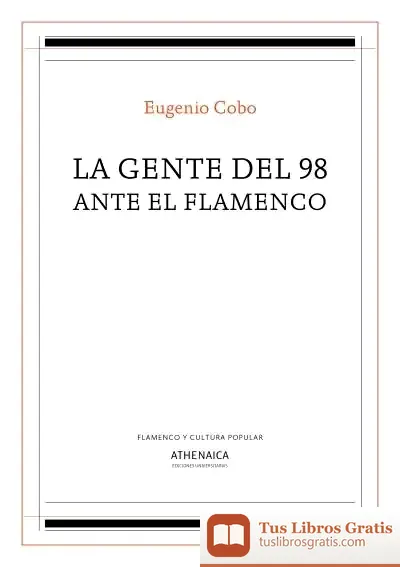 Descargar La Gente Del 98 Ante El Flamenco