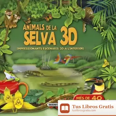 Descargar Desplegable 3D. Animals De La Selva 3D