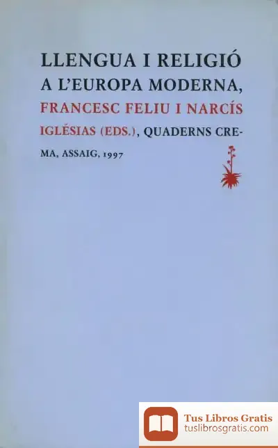 Descargar Llengua I Religió A L'Europa Moderna