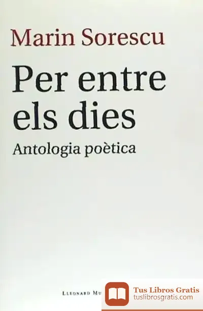 Descargar Per Entre Els Dies. Antologia Poetica