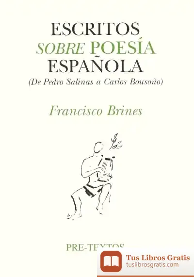 Descargar Escritos Sobre Poesía Española de Francisco Brines