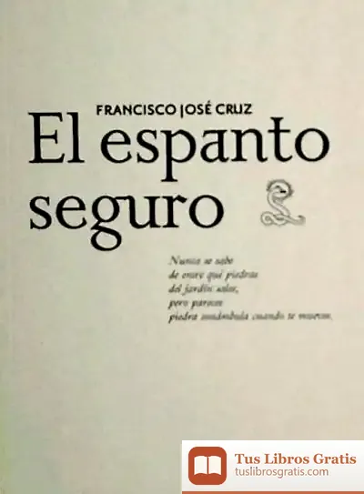Descargar El Espanto Seguro de Luis Díez-picazo