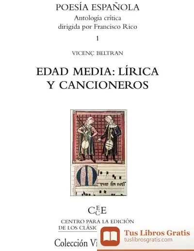 Descargar Edad Media : Lírica Y Cancioneros de Francisco Rico