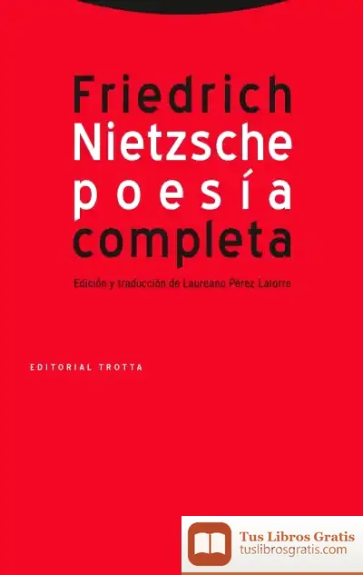 Descargar Poesía Completa (1869-1888) de Friedrich Nietzsche