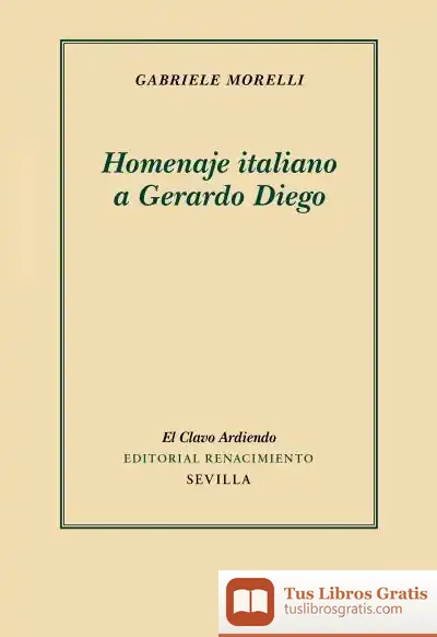 Descargar Homenaje Italiano A Gerardo Diego