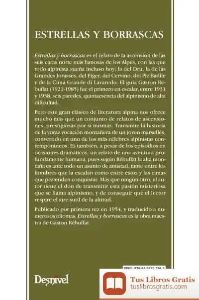 Descargar Estrellas Y Borrascas de Gaston Rébuffat