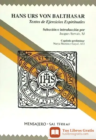 Descargar Textos De Ejercicios Espirituales de Hans Urs Von Balthasar