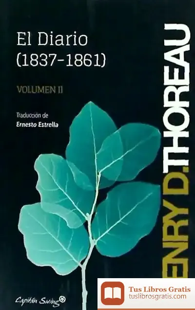 Descargar El Diario (1837-1861). Vol. Ii de Henry David Thoreau