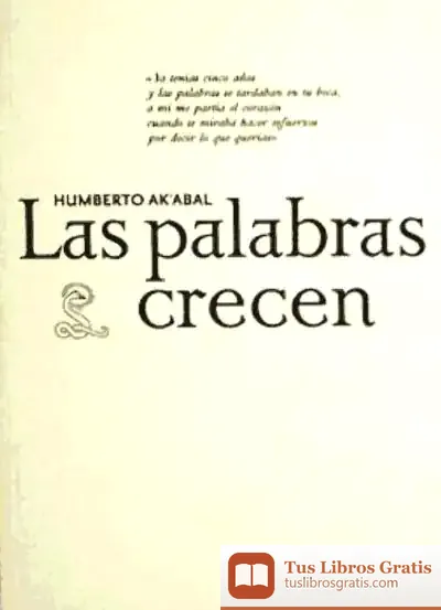 Descargar Las Palabras Crecen