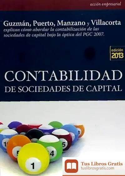 Descargar Contabilidad De Sociedades De Capital